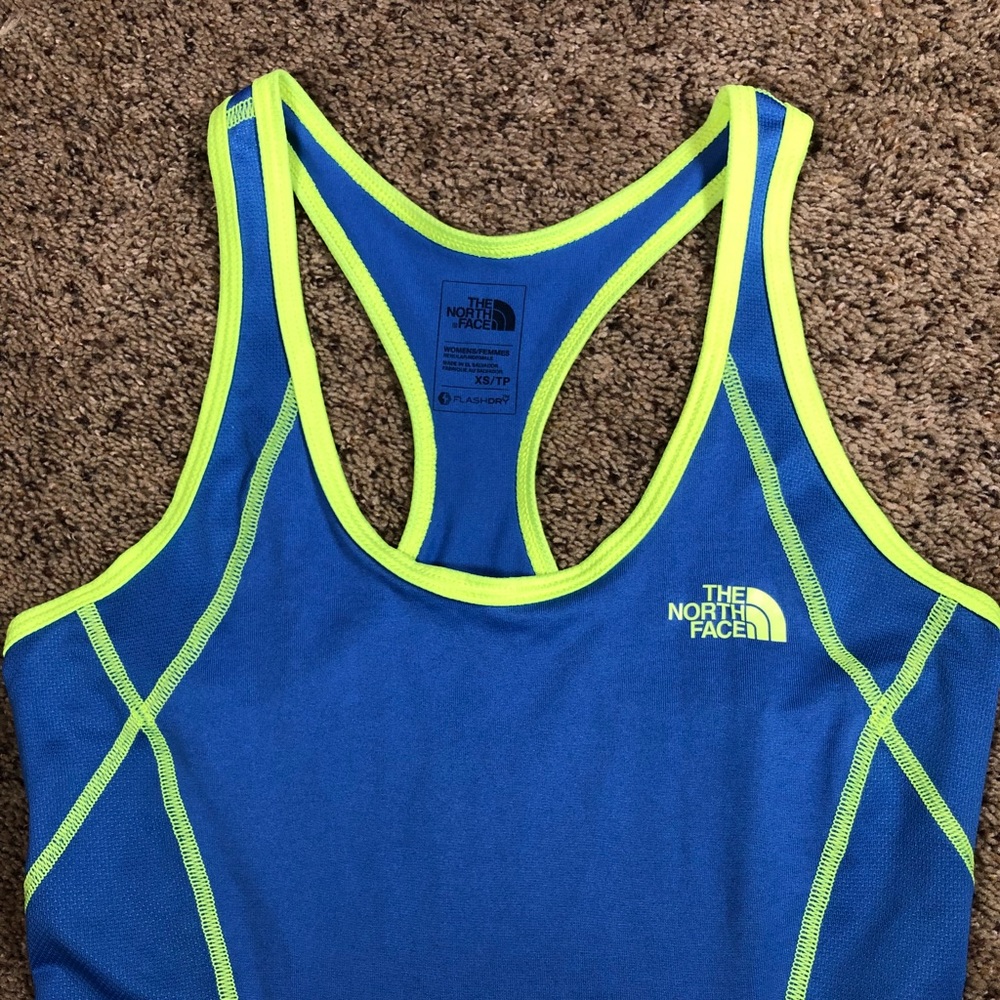 North Face racerback flash dry tank top XS